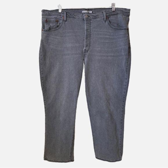 Levi’s Button Fly Ribcage Straight Ankle Jeans 24W - Picture 1 of 8